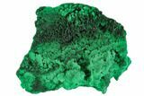 Silky Fibrous Malachite Cluster - Congo #110486-1
